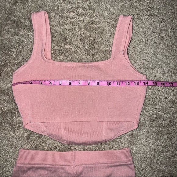 Immodel by HWA Los Angeles Pink Short and Cami Tank Set Size Med NWOT - Picture 6 of 12